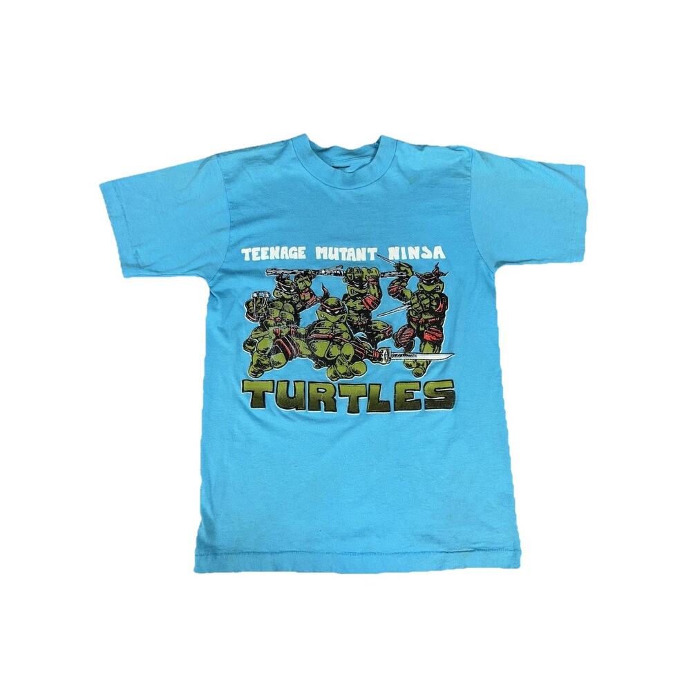 Vintage Teenage Mutant Ninja Turtles 80s Comic Book Single Stitch T-Shirt Medium